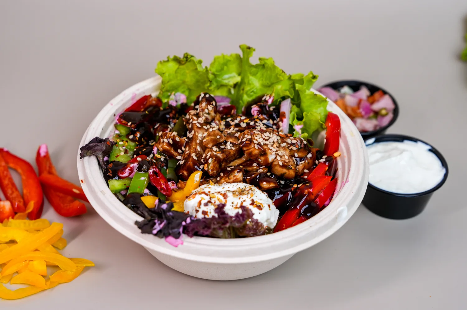 Teriyaki chicken salad