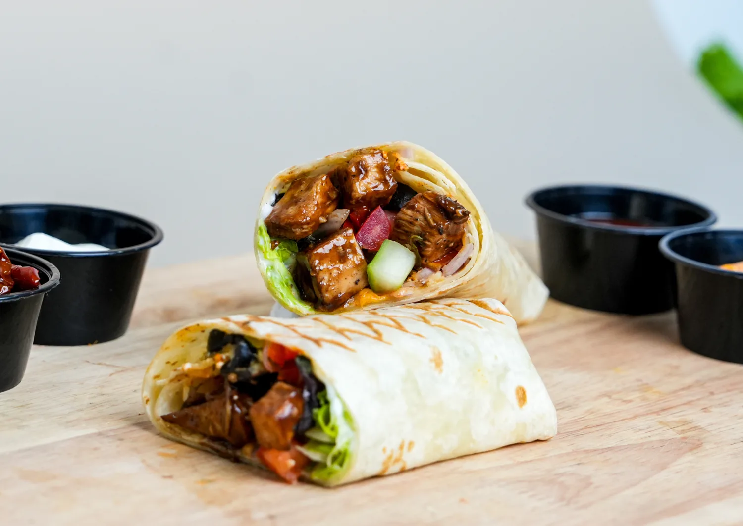 BBQ chicken wrap